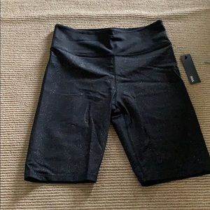 Soul Cycle Glitter Black Bike Short
